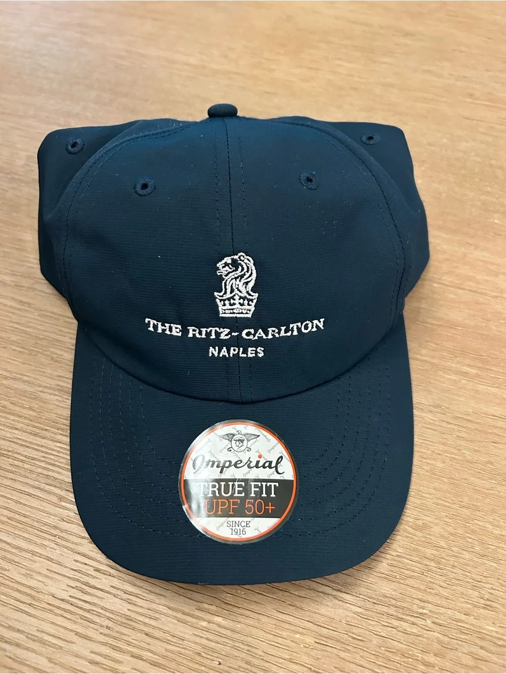 The Ritz Carlton Naples Navy Logo Baseball Cap